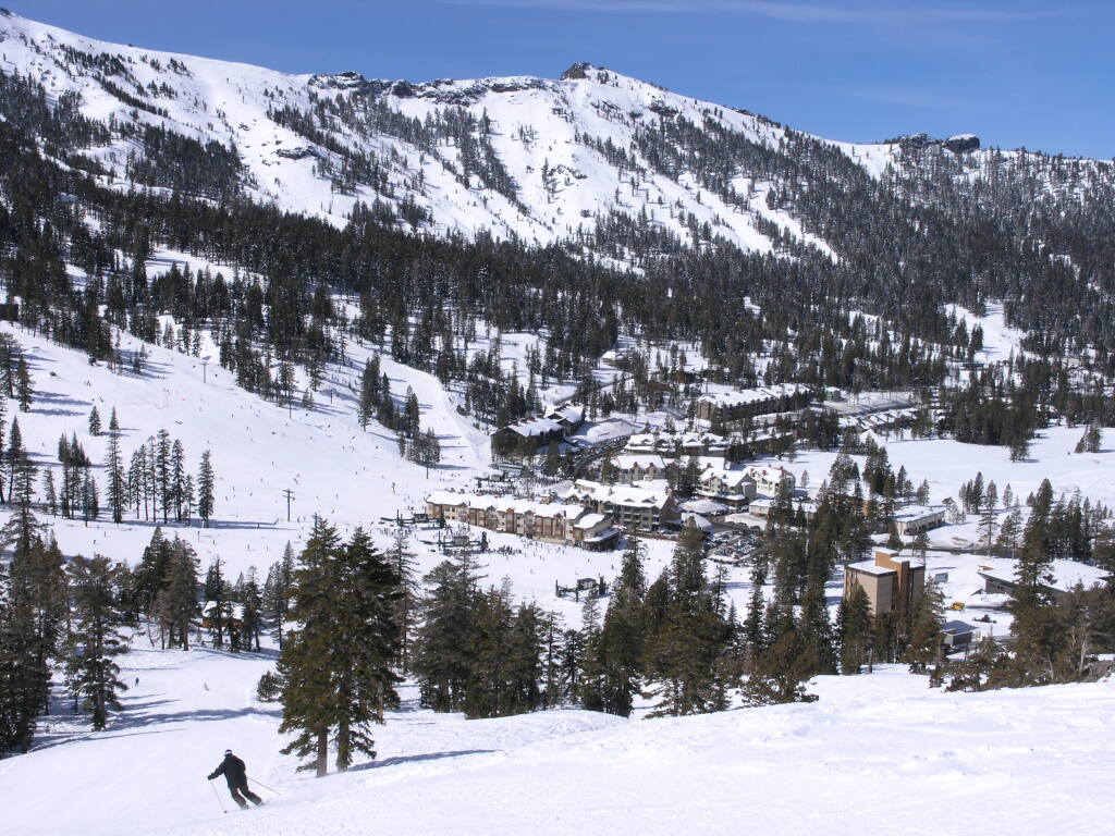 Kirkwood base area, March 2007
