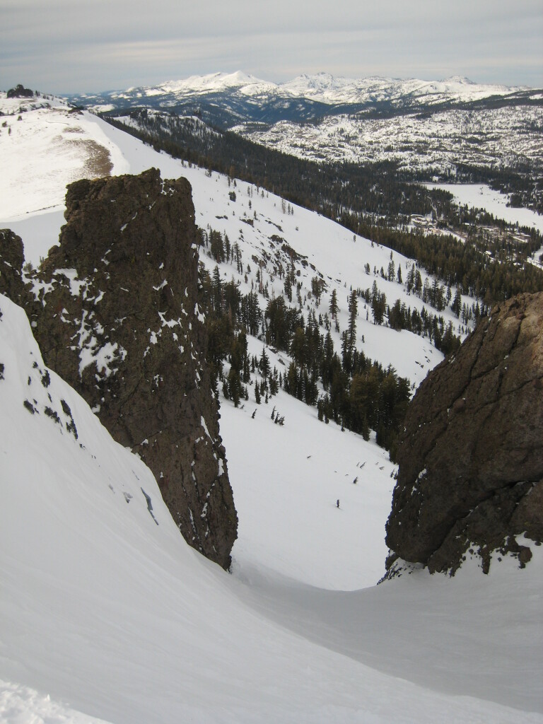 Saddle chute, February 2009