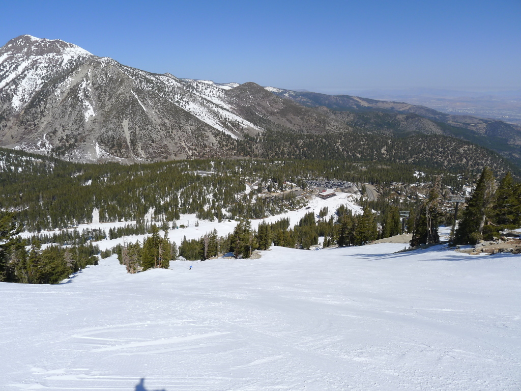 Mt Rose steep groomer, March 2014