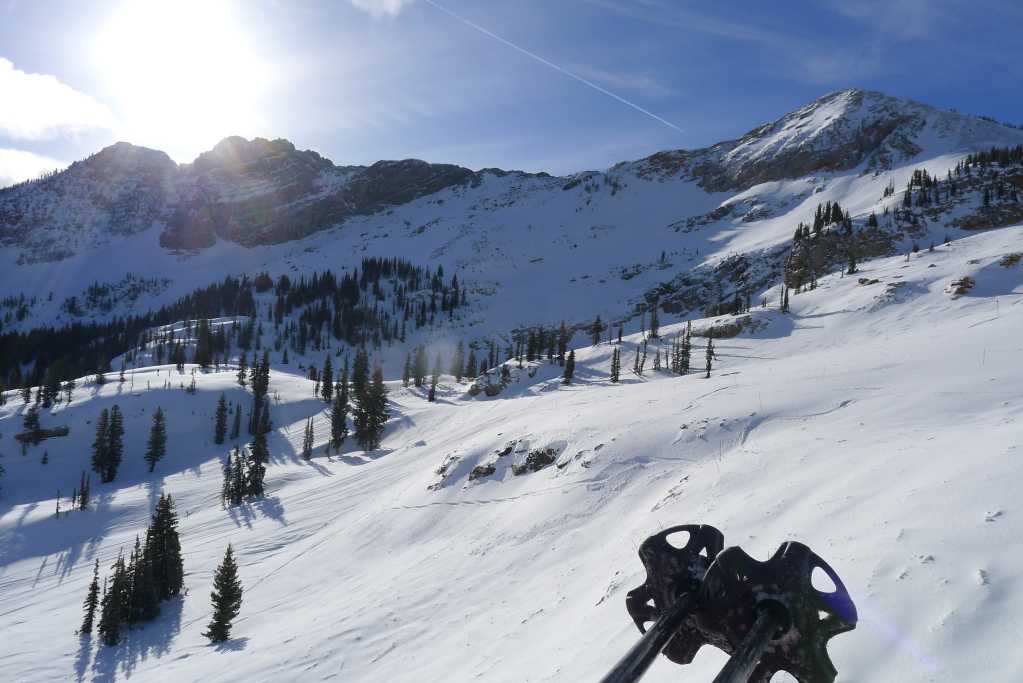 Alta morning view from Sugarloaf - February 2015