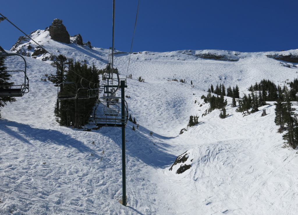 "The Wall" at Kirkwood, April 10 2015