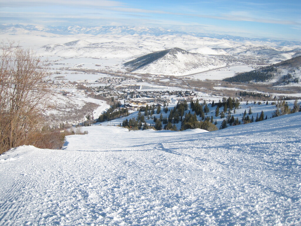 Lookout Ridge in the Orange Bubble zone, The Canyons, February 2008