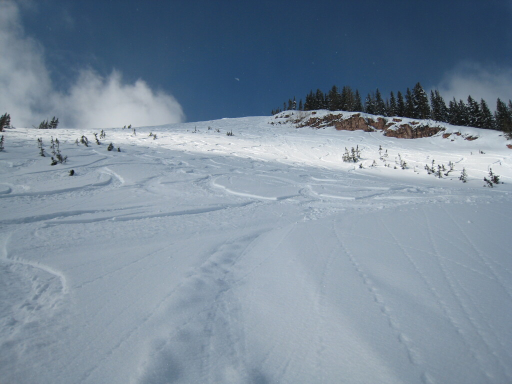 Sidecountry at The Canyons, February 2011