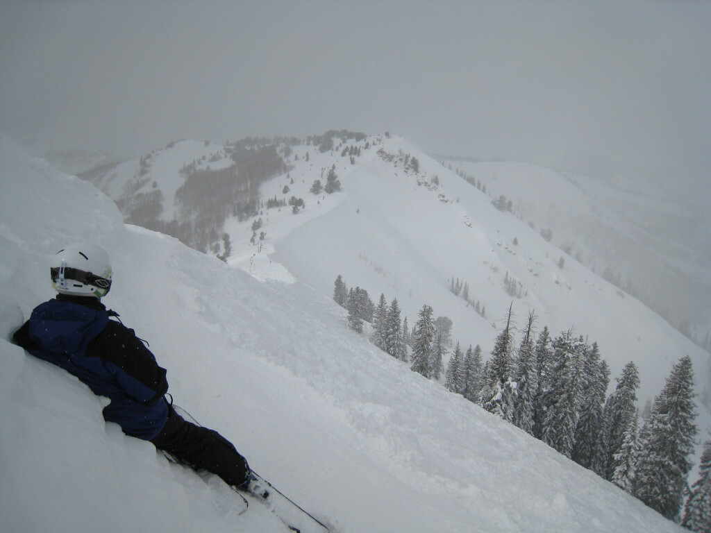 North face of 9990, The Canyons, February 2011 