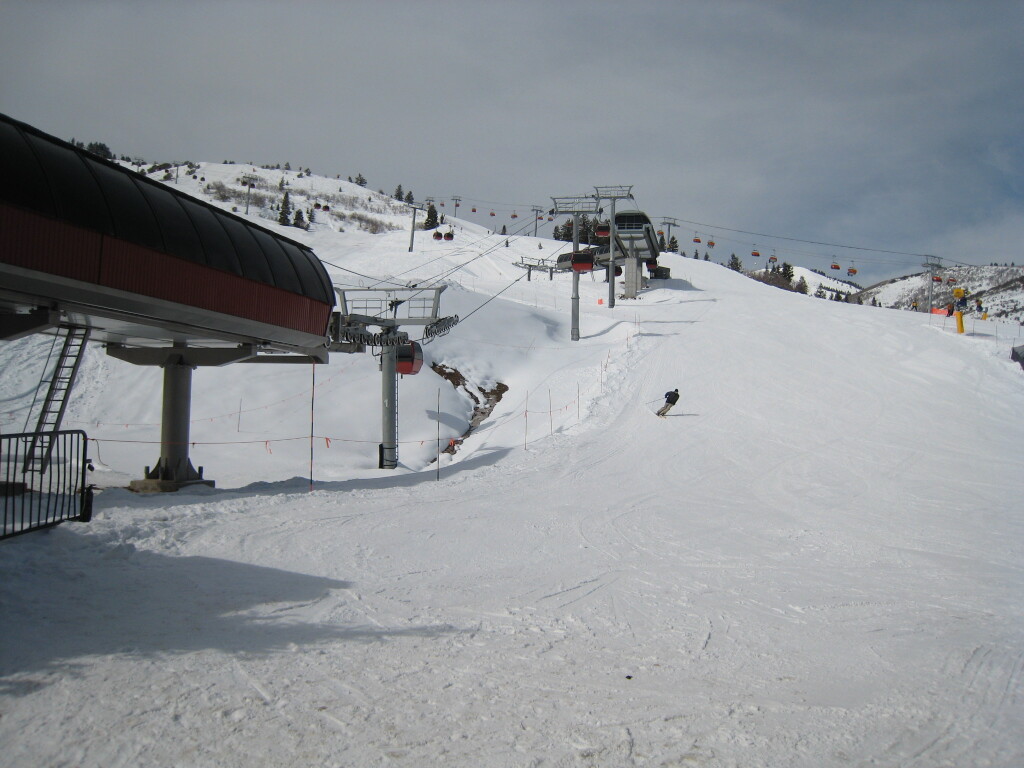 Base Area at The Canyons, February 2011