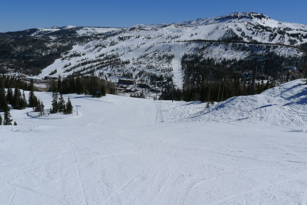 Looking over at Giant Steps, Brian Head, March 2015