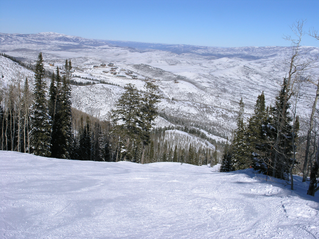 There are a lot of these nice groomers at Deer Valley