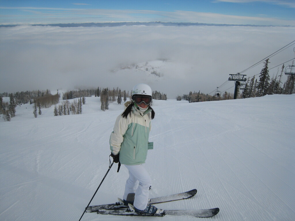 Flagstaff Mountain above the clouds at Deer Valley