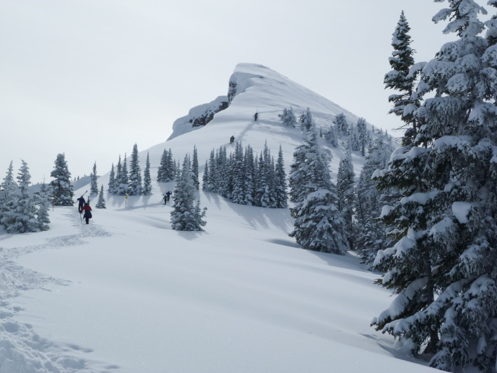Hike to Marys, Grand Targhee, March 2011