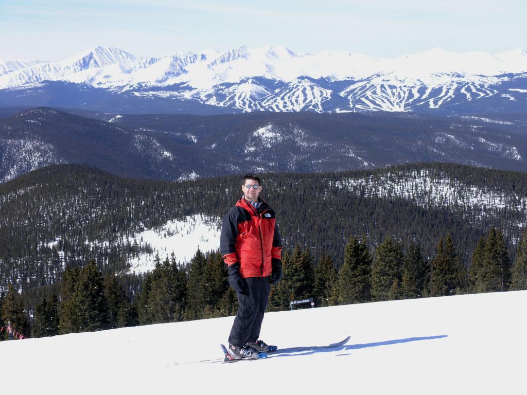 View of Breckenridge from Keystone, March 2006