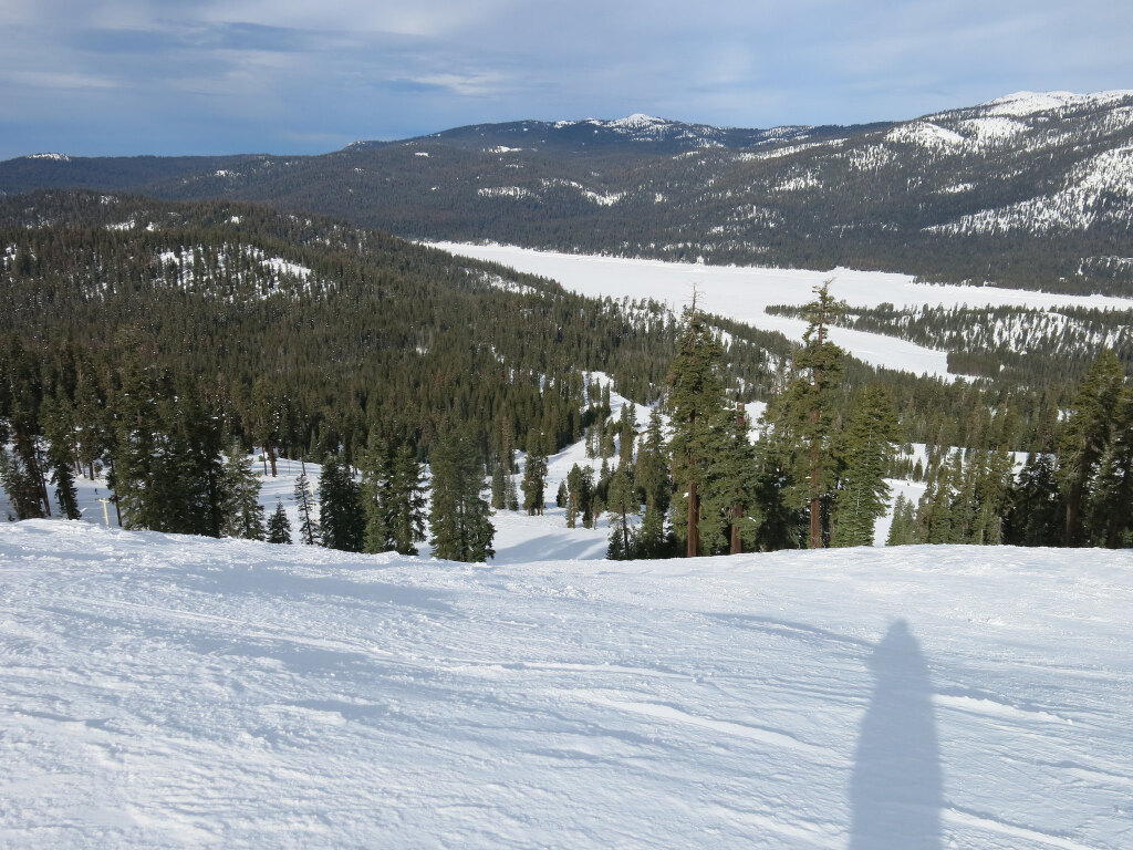 Huntington Lake from the top of China Peak, January 2016