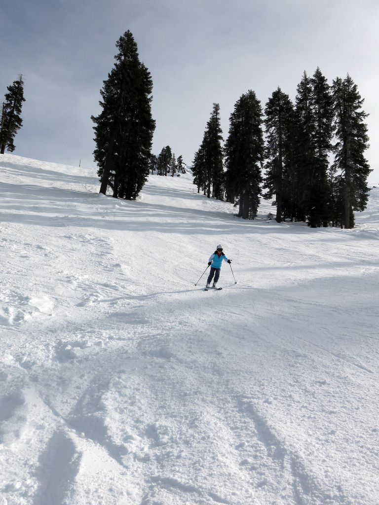 Consistent blue runs at China Peak, January 2016
