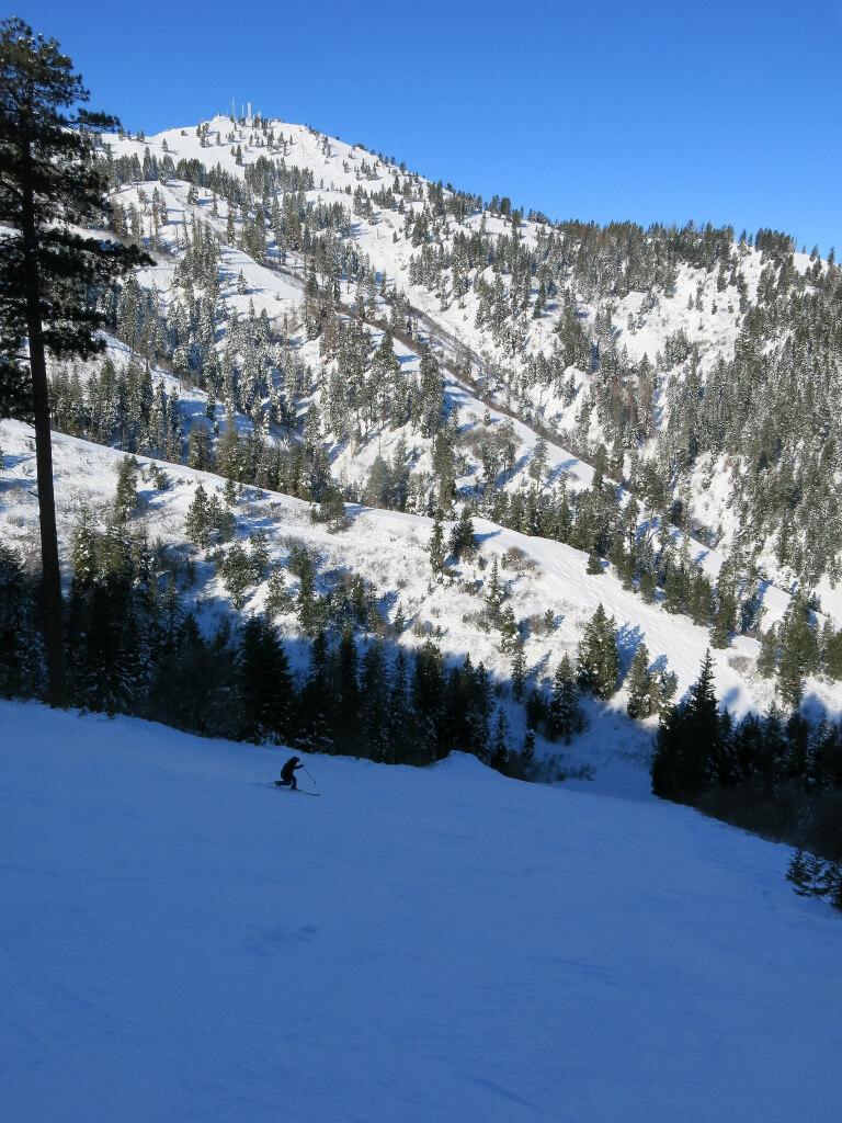 Bogus Basin steeper backside - December 2015