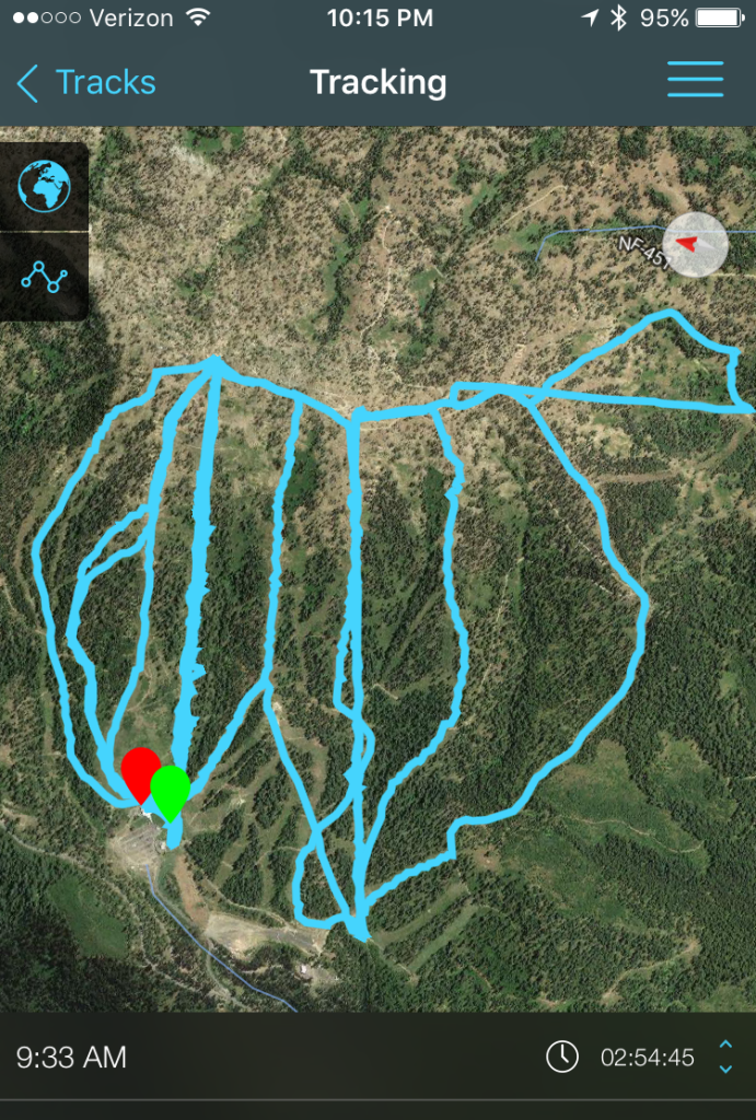 Our (morning only) track covering Brundage, December 2015