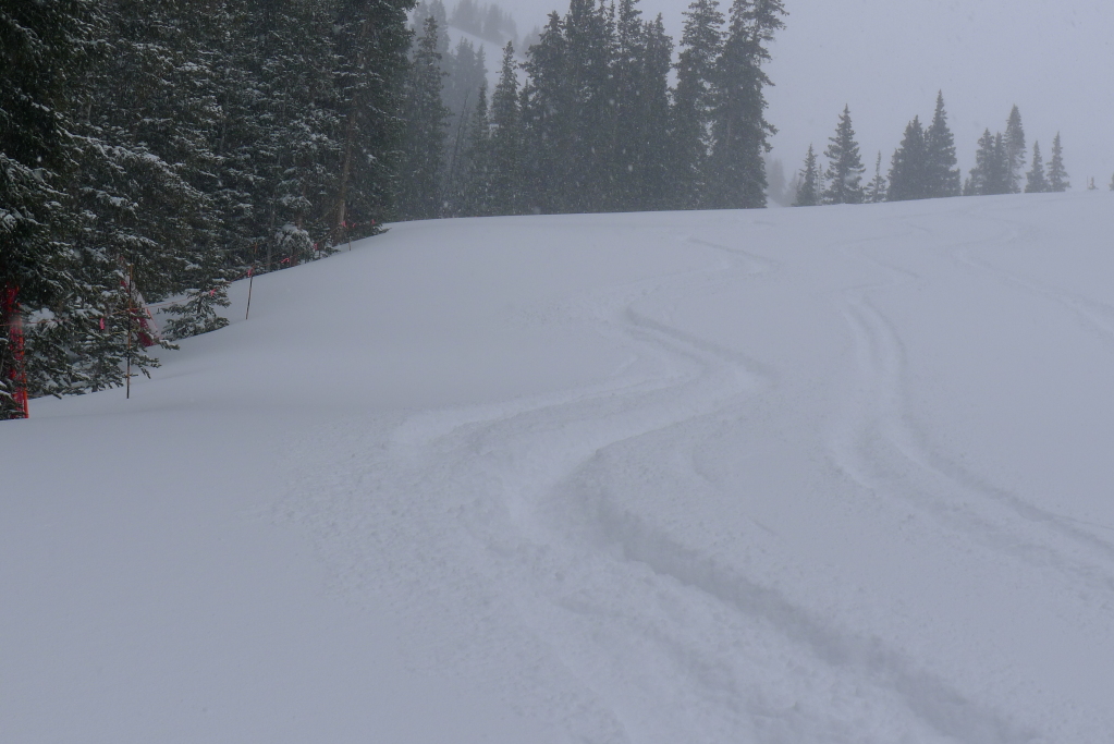 Powder turns at Loveland, December 2014