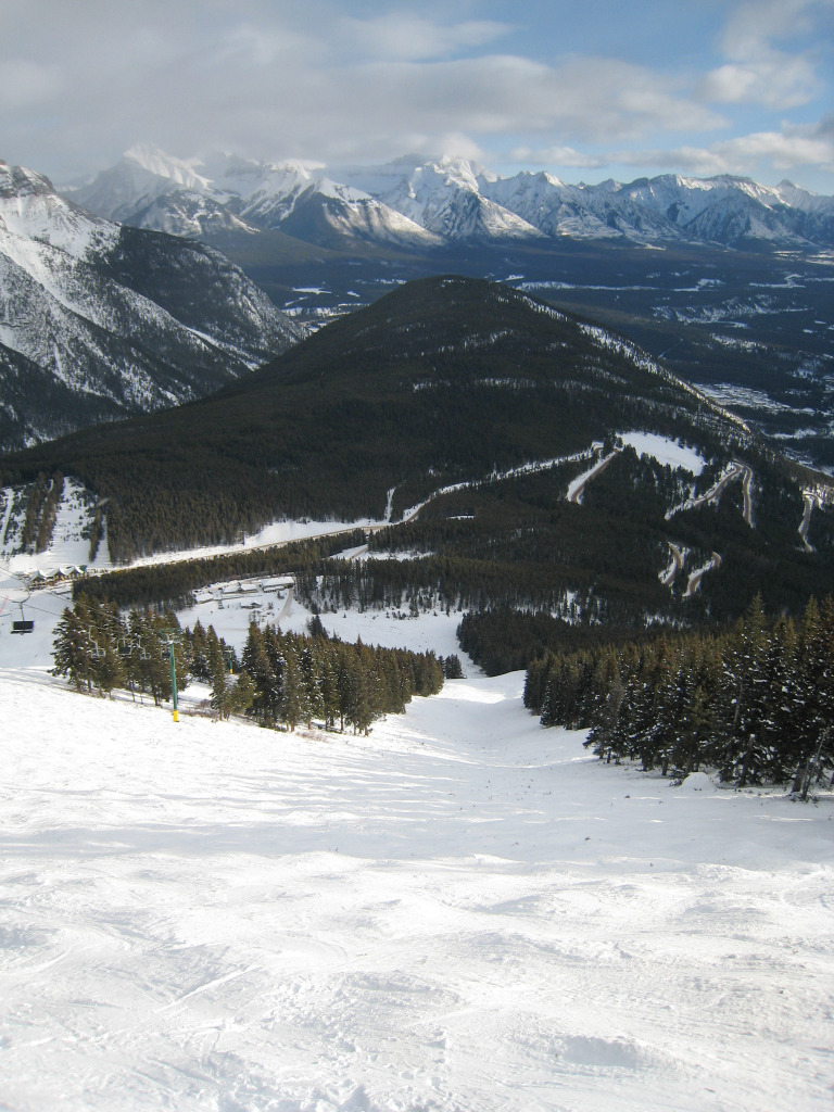 Top of North American lift, Banff Norquay, December 2007