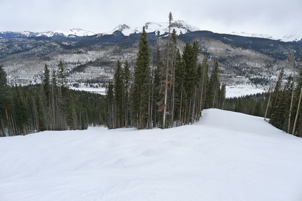 Black runs at Purgatory, March 2016