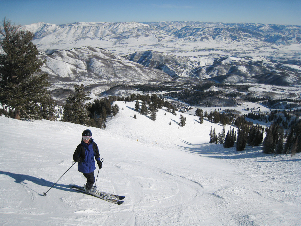 Snowbasin groomer, February 2008