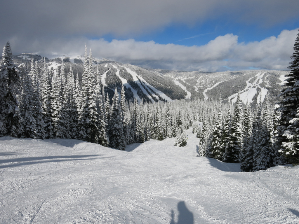 Soft snow at Sun Peaks