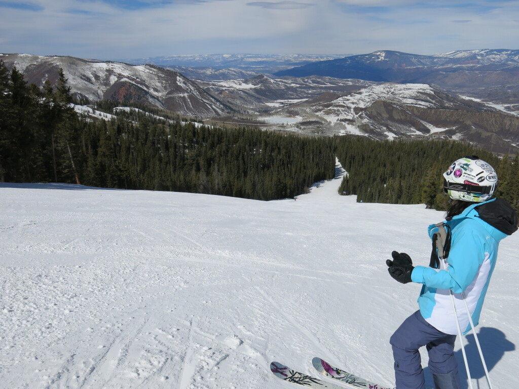 Typical Snowmass terrain, March 2016