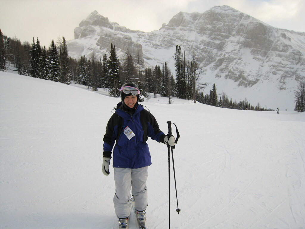 Delirium Dive at Banff Sunshine as seen from Goat's Eye, December 2007