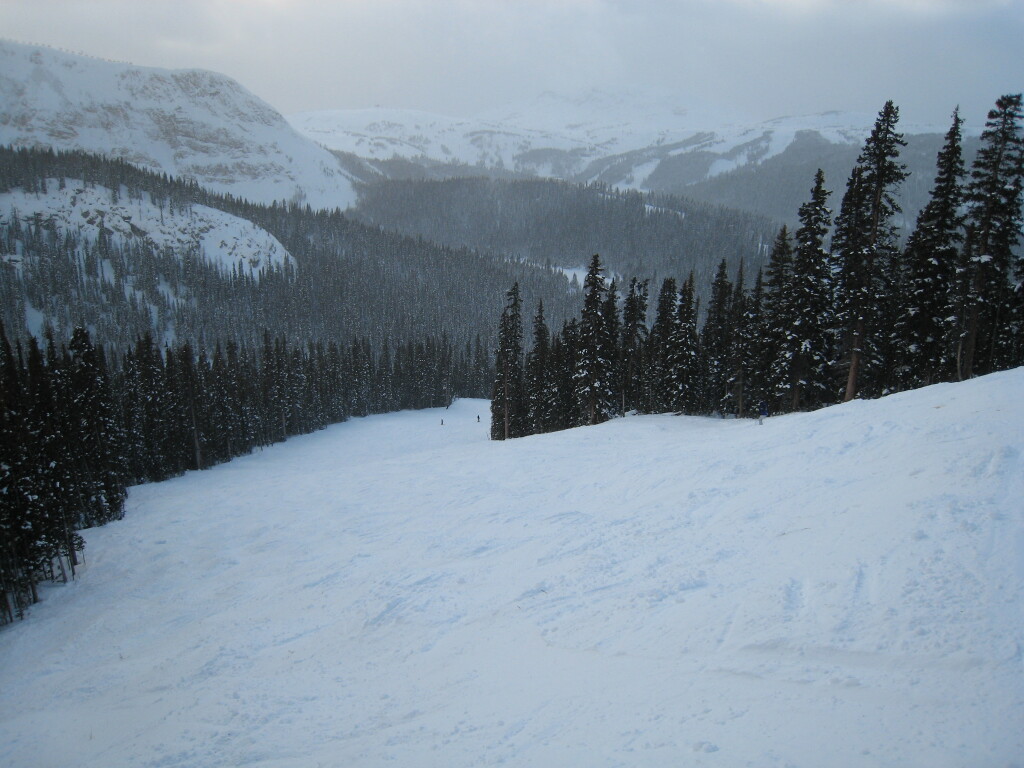 Banff Sunshine intermediate terrain off Goat's Eye, December 2007