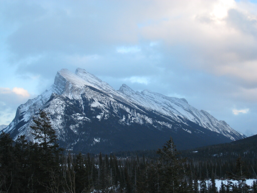Scenery on the way back to Banff from Banff Sunshine, December 2007