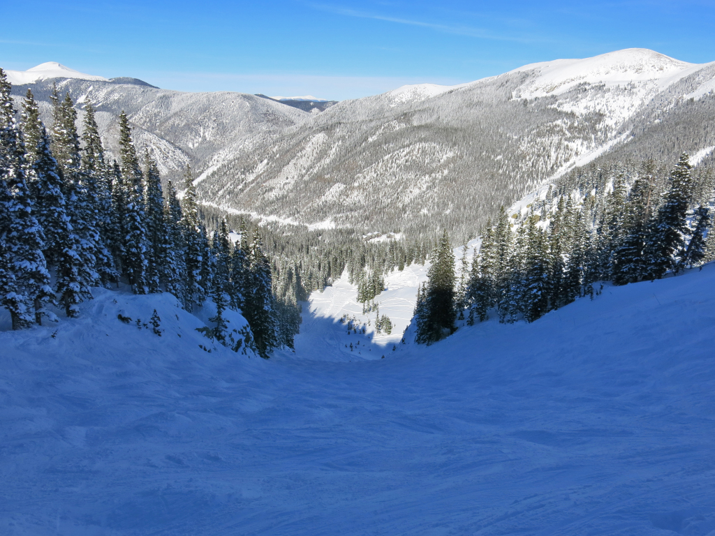 Hunziker Bowl at Taos, January 2015