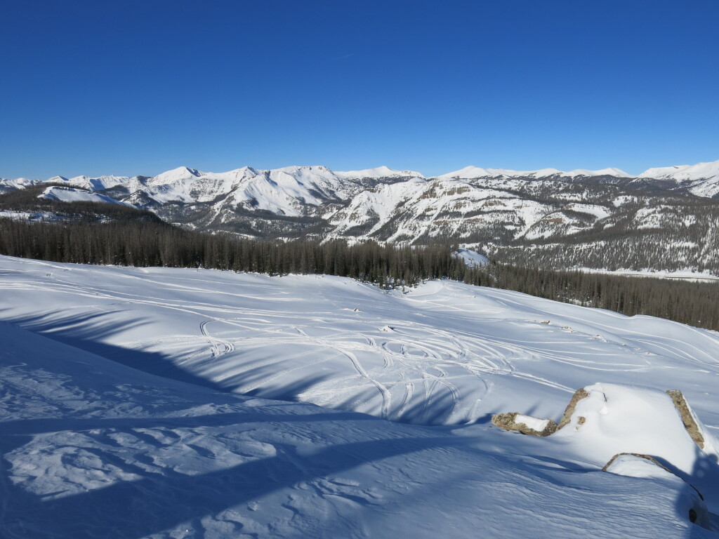 Views to the West at Wolf Creek, January 2015