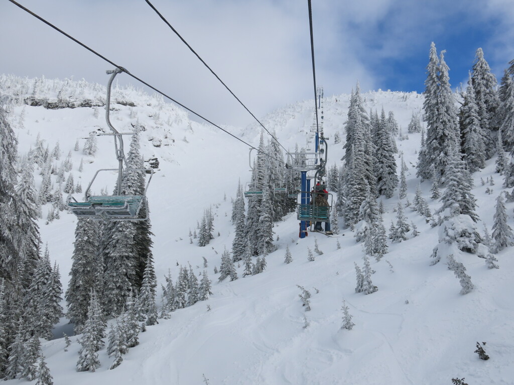 Falcon Chair at Big White, February 2017