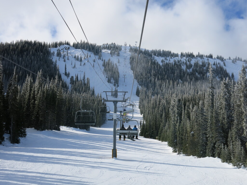 Quickdraw chair at Apex Mountain, February 2017