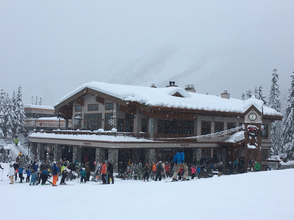 Base Lodge at Stevens Pass, December 2017