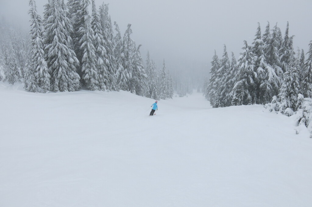 Couloir Express terrain at White Pass, December 2017