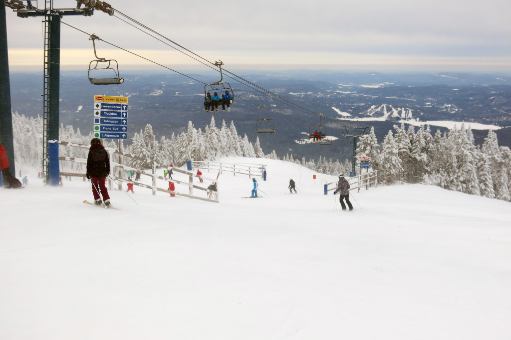 Top of Soleil at Mont-Tremblant, February 2018