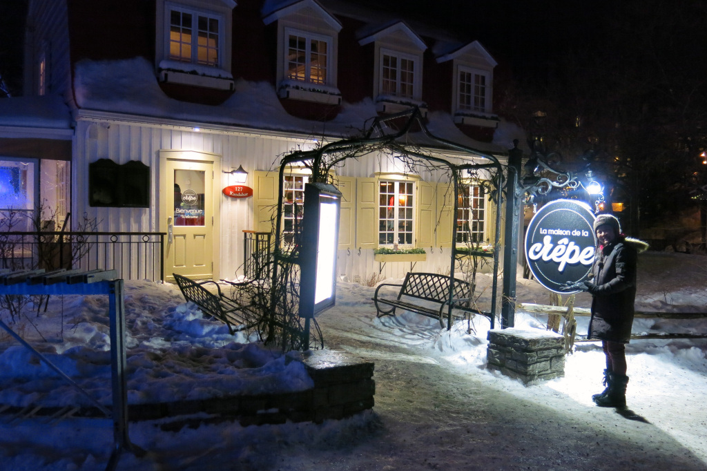 Village dining at Mont-Tremblant, February 2018
