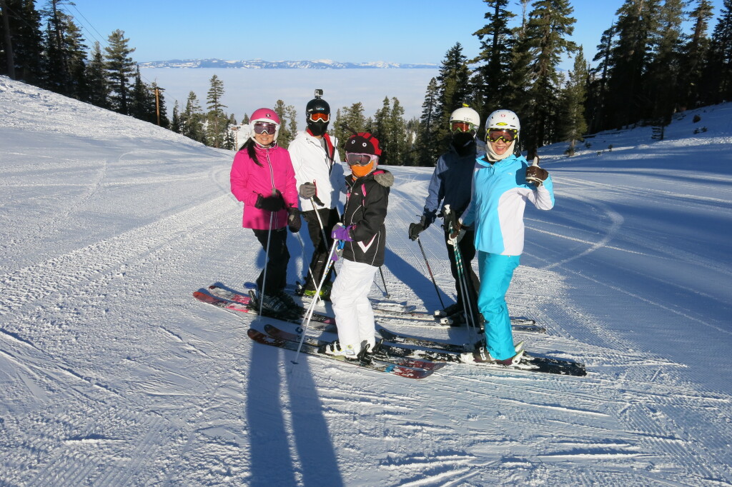 AiRung and family at Heavenly, January 2018
