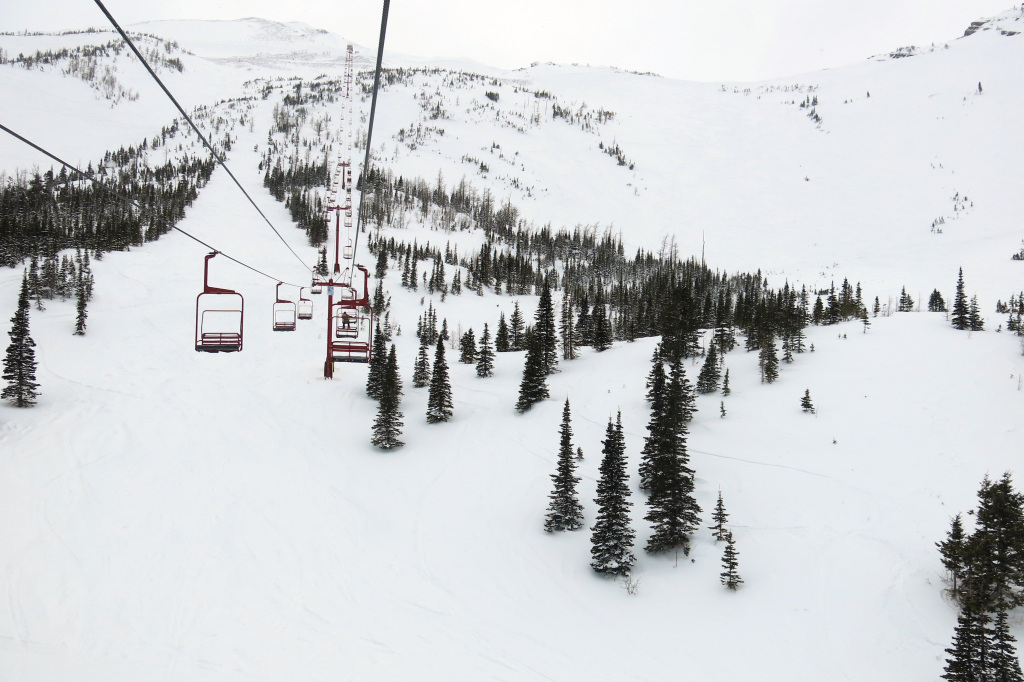 Red Chair at Castle Mountain, March 2018