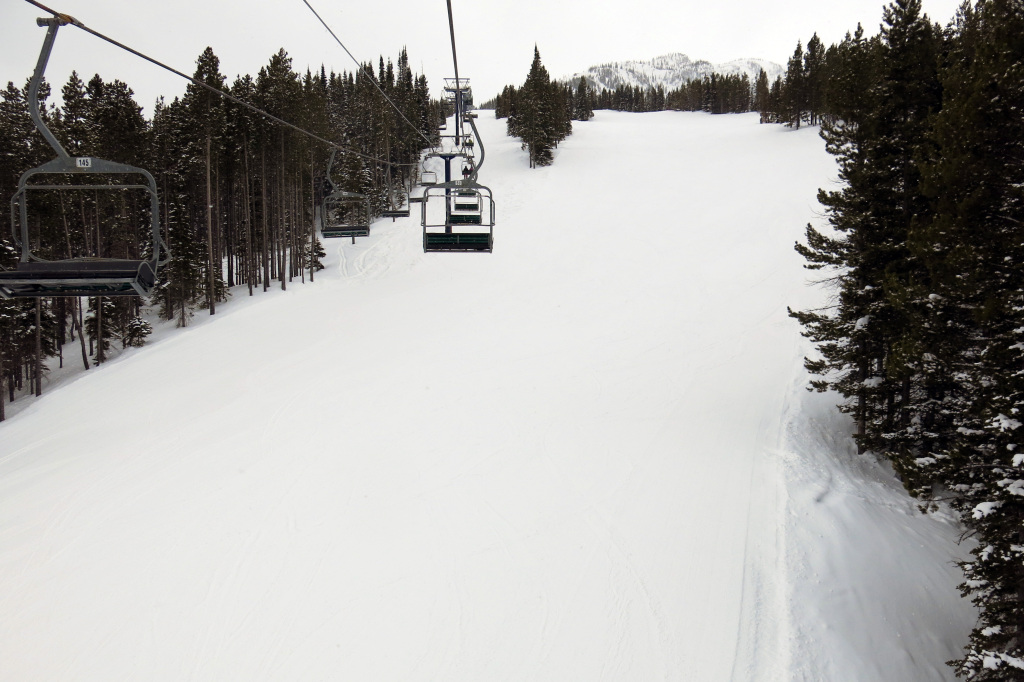 Huckleberry Chair at Castle Mountain, March 2018