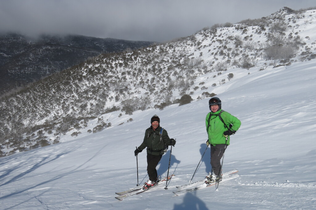 Local guides Graham and John at Thredbo, August 2018