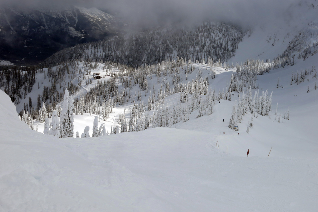 Falling Star at Fernie, February 2018