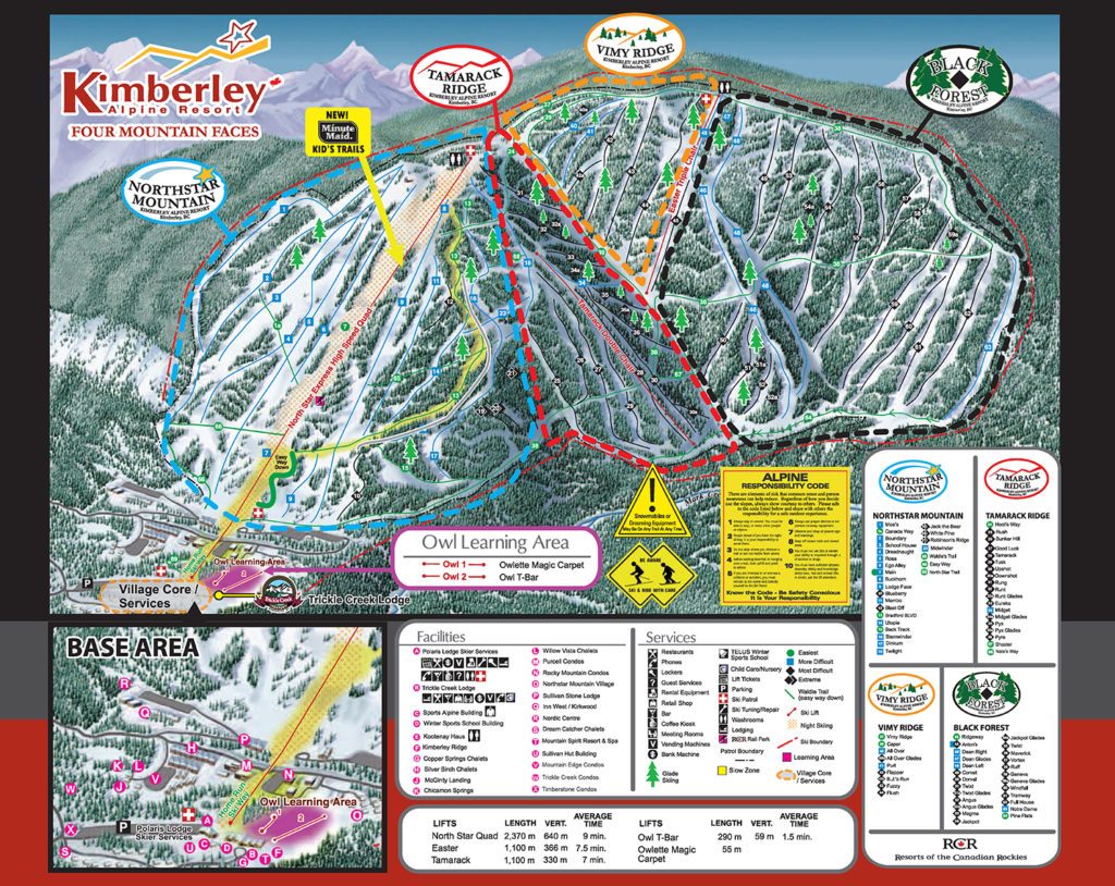 Kimberley Trail Map 17/18