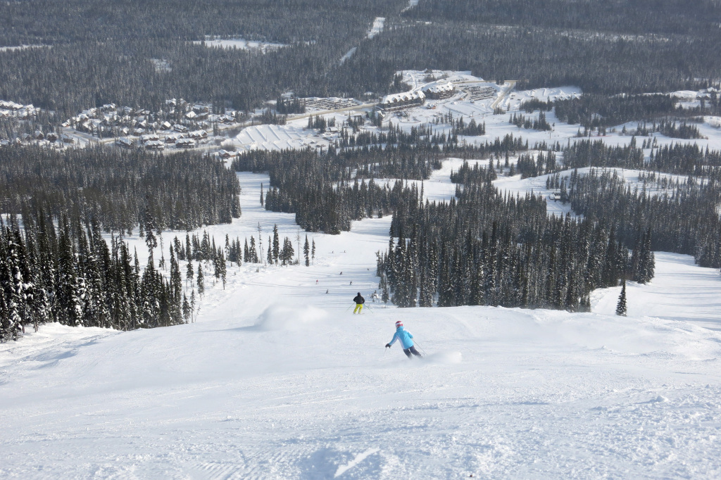 Nice grooming at Kicking Horse, February 2018