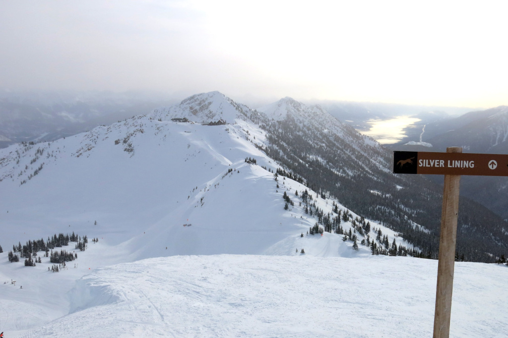 Eagle's Eye from the top of Stairway to Heaven at Kicking Horse, February 2018