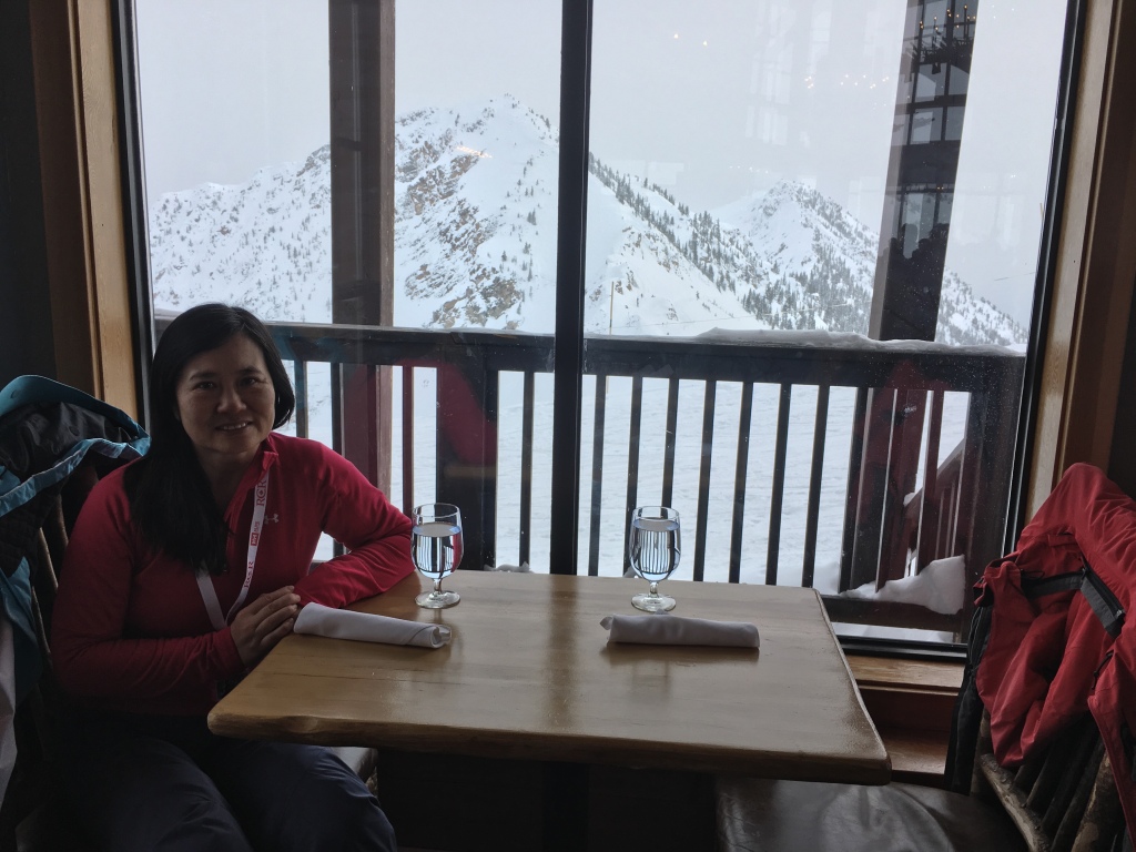 Lunch at Eagle's Eye, Kicking Horse, February 2018