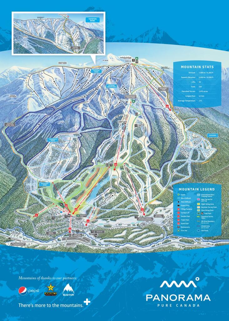 Panorama Trail map 2017/18
