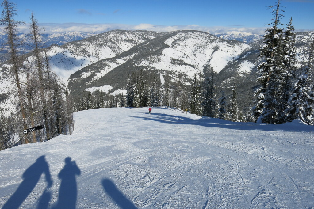 View of 1000 Peaks at Panorama, February 2018