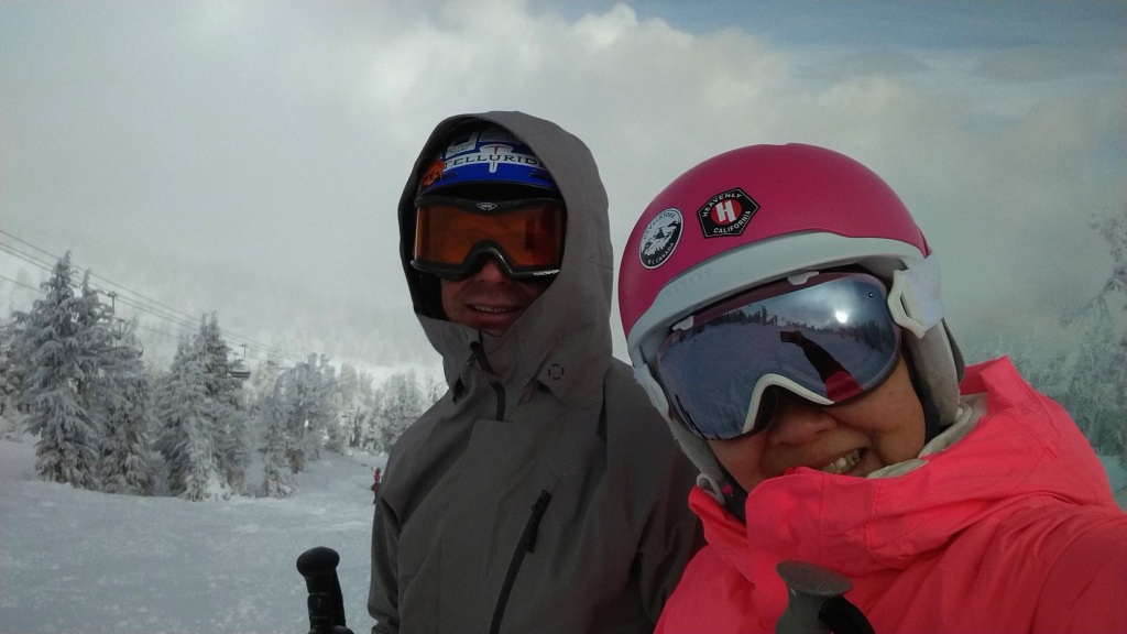 Ski North America 100: First run selfie at Heavenly, November 2018