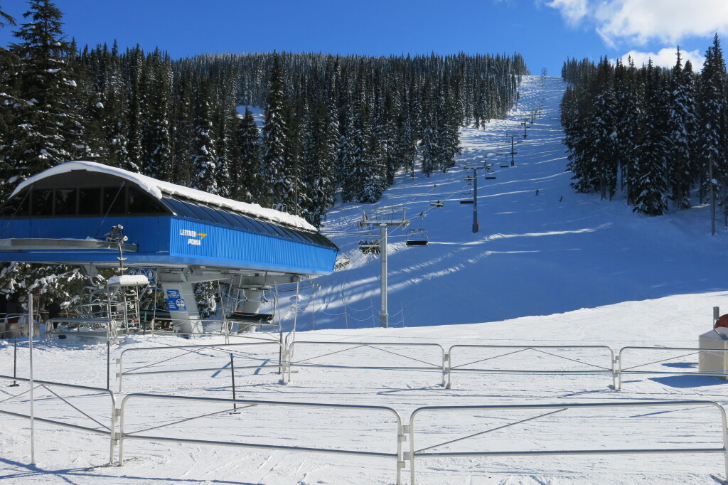 Base of the Ripper Chair at Revelstoke, February 2018