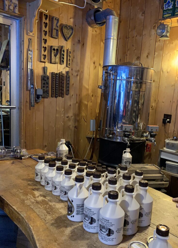 Maple Syrup bottling in Stowe, January 2019