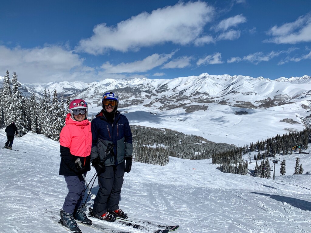 Top of Paradise Bowl at Crested Butte, March 2019